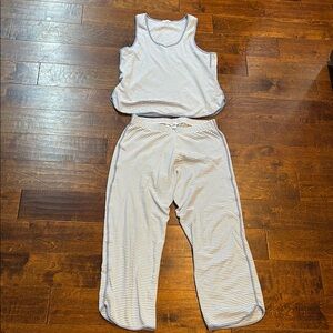 Striped Tank and Pants Set